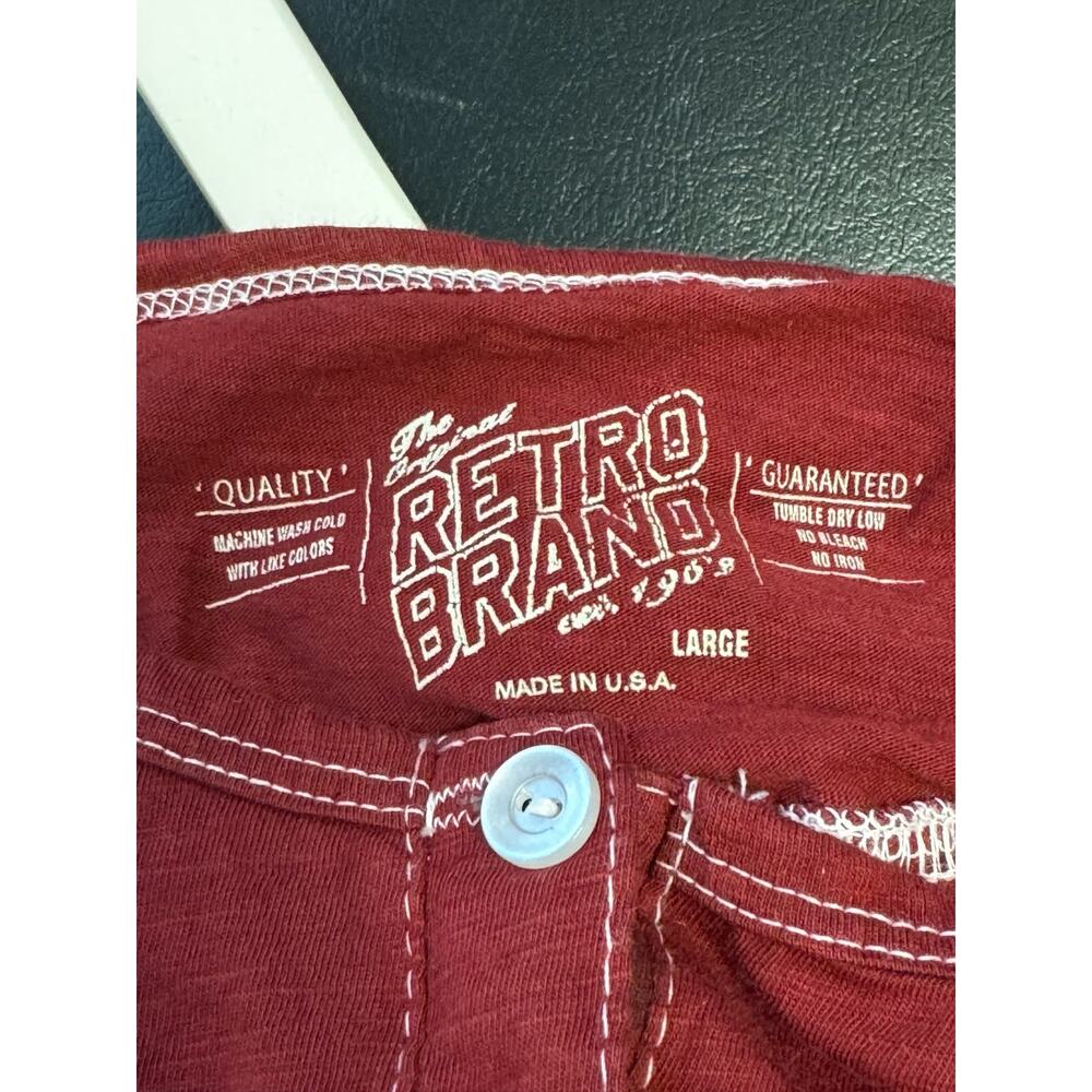 Retro Brand Women's Florida State Button Jersey Long Sleeve Size L Garnett - Picture 7 of 7